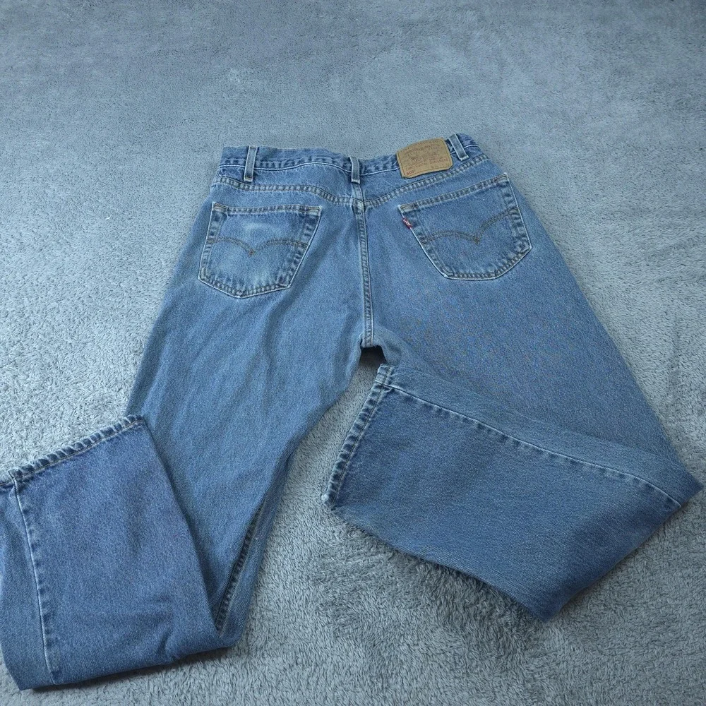 Vintage Levis 505 Jeans Mens 34x30 Blue Regular Straight Leg Denim 90s Tag 36x30
